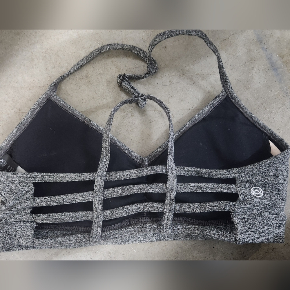 Axel Apparel Gray Sports Bra - Picture 2 of 2